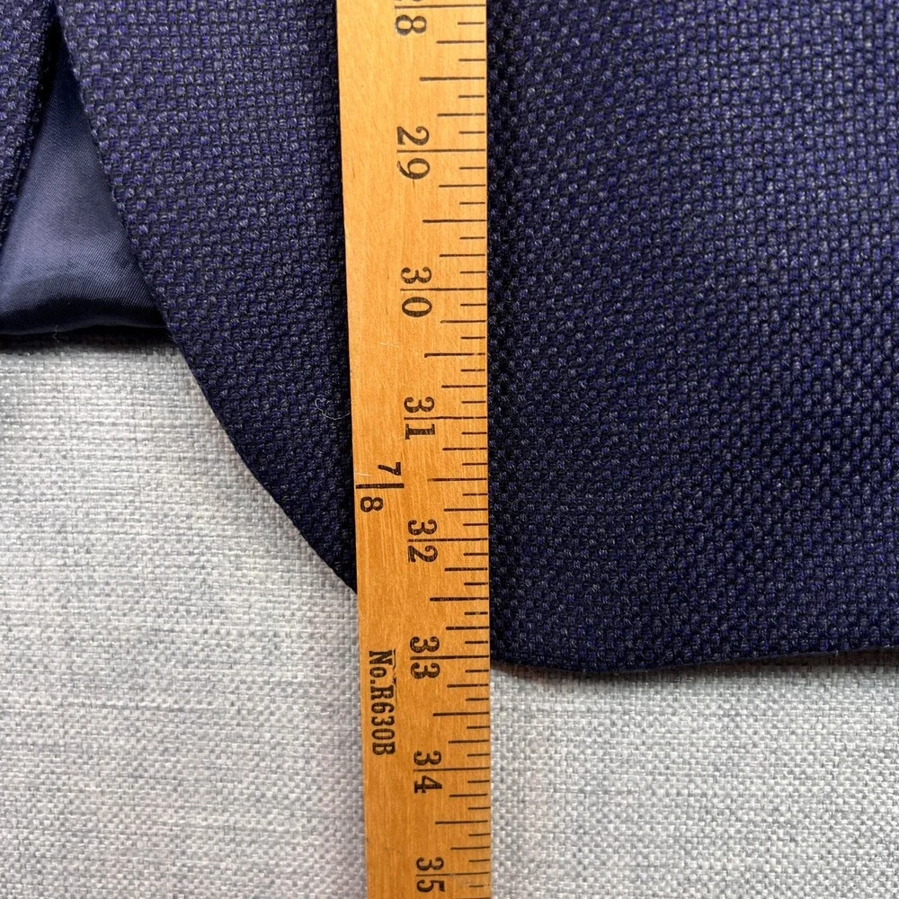 Jos. A. Bank Reserve Wool Cashmere Blazer Sport Coat Men 44L Navy Reda Italy